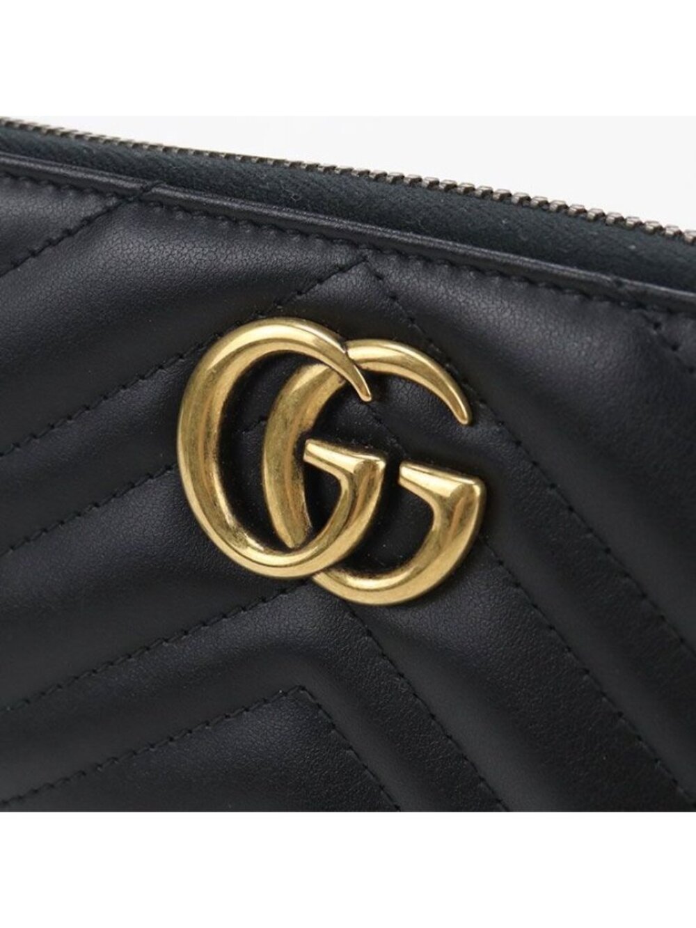 Gucci GG Marmont Wallet Zip Around Leather - Picture 5 of 7